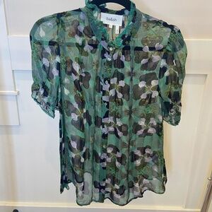 BA&SH Floral Havana Shirt